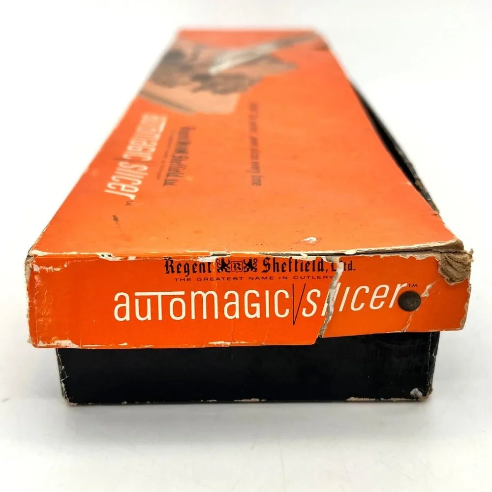 Vintage Automagic Slicer Knife Regent Sheffield Dynachrome Stainless Steel Blade